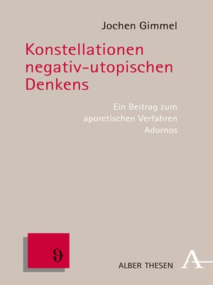 cover image of Konstellationen negativ-utopischen Denkens